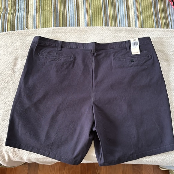 Men’s Dockers Original Shorts, 5 XL Big & Tall Pleated, Marine (Navy) - Picture 2 of 7